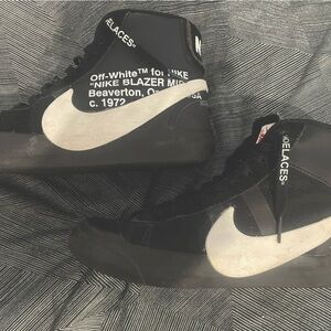 Nike for off white/blazer. first black limited ed.
